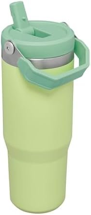 Stanley IceFlow Flip Straw Water Bottle with Straw 0.89L - Keeps Cold for 12+ Hours - Leakproof - Stainless Steel Water Bottle - BPA-Free Travel Mug - Easy to Carry - Dishwasher Safe