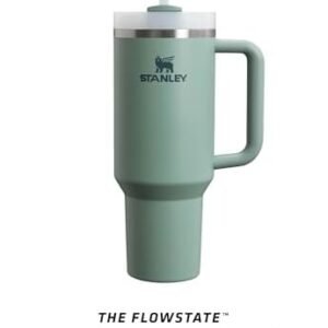 Stanley Quencher H2.0 FlowState Tumbler 1.2L - Cold For 11 Hours - Iced For 48 Hours - Water Bottle with Straw, Handle and Lid - Dishwasher Safe - Travel Mug For Cold or Hot Drinks - Shale