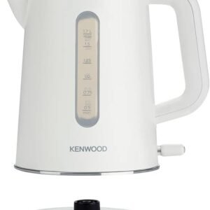 Kenwood Abbey Lux Water Kettle, 360° Swivel Base, Fast Boiling, Removable Filter, Water Capacity 1.7L, ZJP05.A0WH, 3000W, Pure White