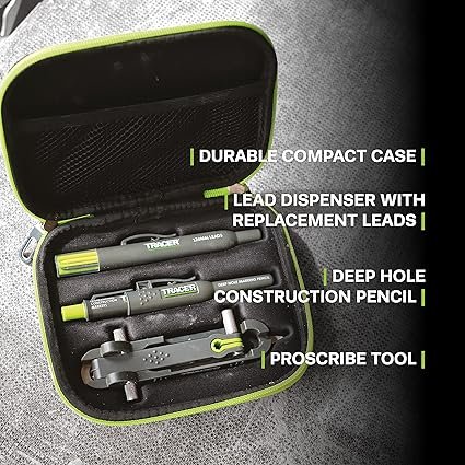 Tracer ProScribe Tool with Deep Hole Pencil, Lead Holster and Carry Case