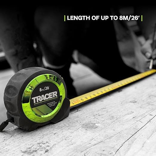 TRACER 8m Auto-Lock Tape Measure