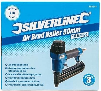 Silverline 868544 50 mm Air Brad Nailer