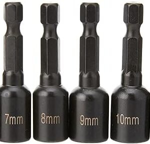 Silverline 855189 Magnetic Nut Driver Set 9pce 5 – 12 mm , Black
