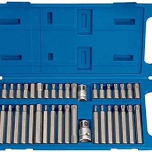 Silverline 881641 Hex, T20 - T55 and Spline Bit Set 40pce 40pce