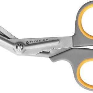 Westcott Titanium Super Softgrip Scissor Set (Pack of 5), Yellow